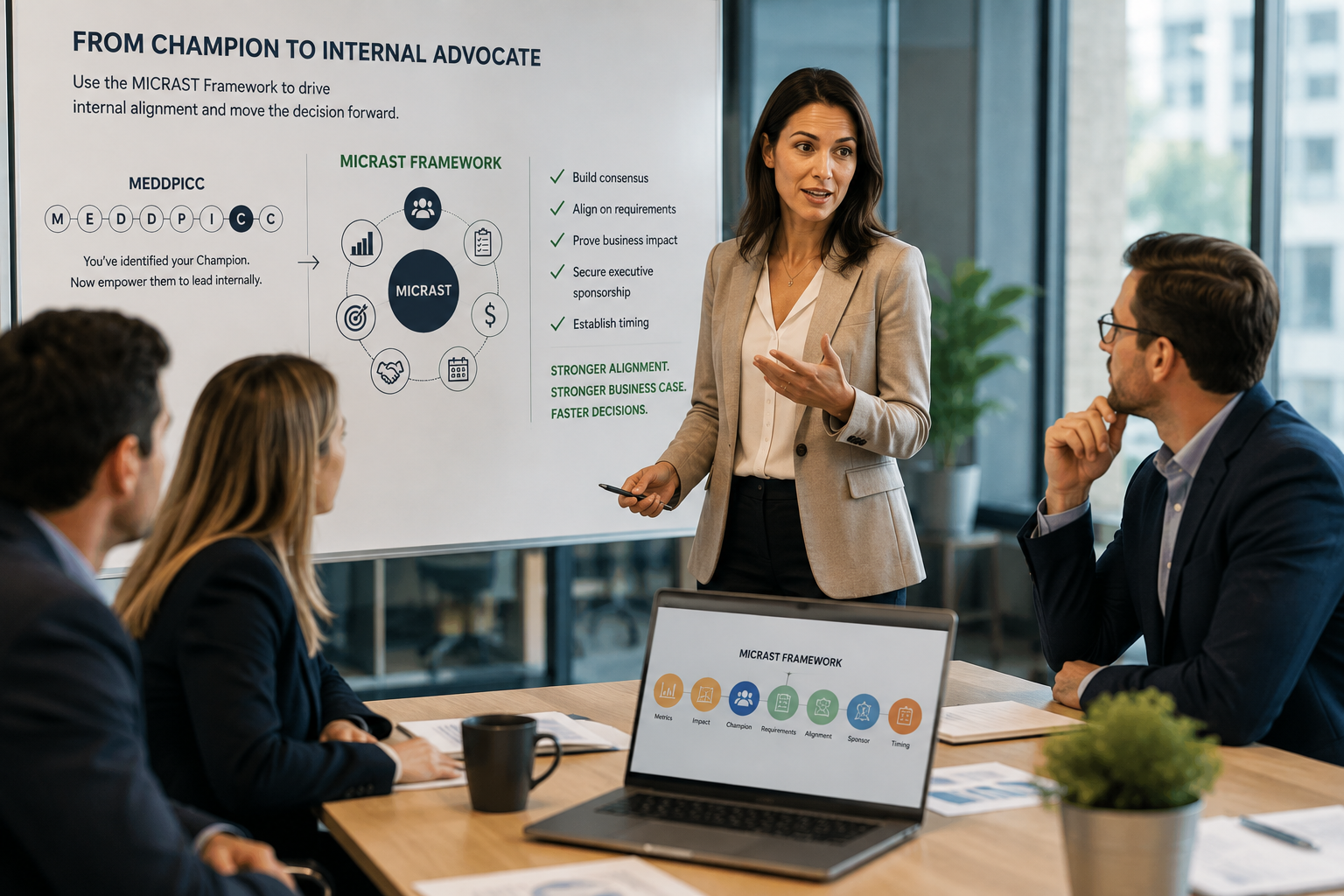 turn champions into internal advocates